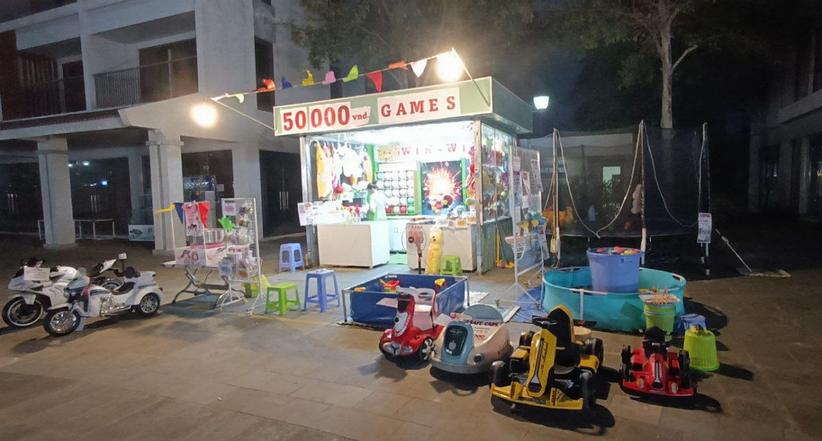 Games arcade at Sonasea night market, Happy Games - Happy Island Phu Quoc