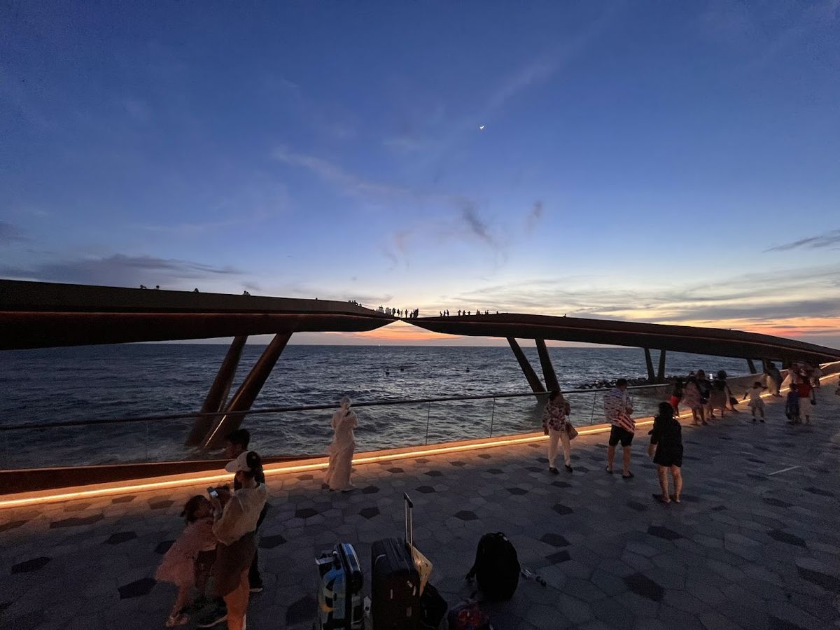 The island's most-photographed bridge, Kiss Bridge, Phu Quoc