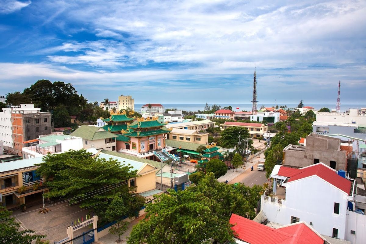 Blue Sky Phu Quoc Hotel exterior in Duong Dong