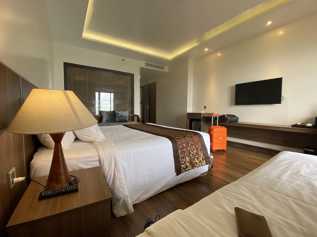 Coral Bay Resort Phu Quoc pool and grounds in Long Beach