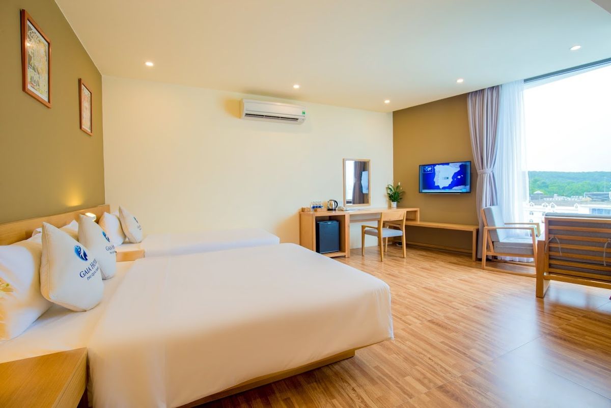 GAIA Hotel & Residences Phu Quoc pool and grounds in Duong Dong