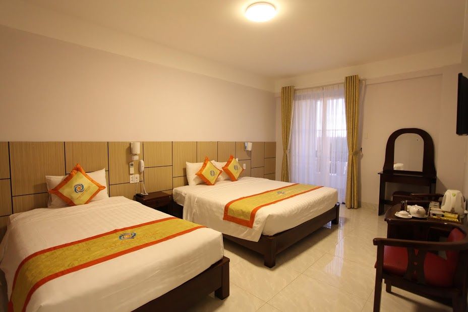 Galaxy Hotel Phú Quốc pool and grounds in Duong Dong