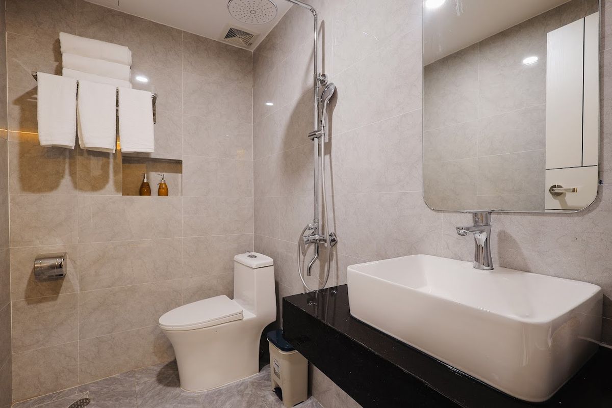 Hai Duong Phu Quoc Hotel room interior in Bai Sao