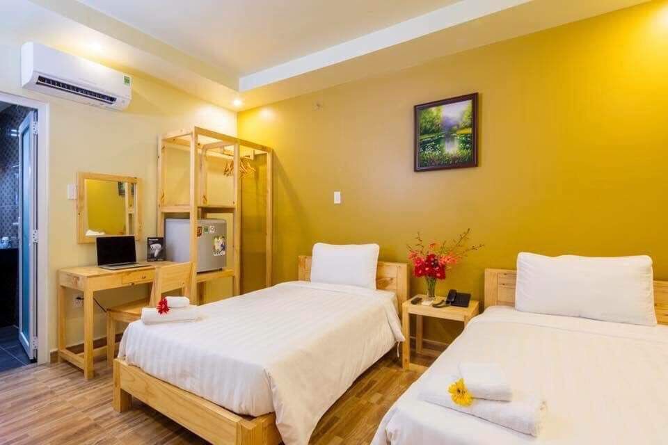 Lucky Phu Quoc Hotel room interior in Duong Dong