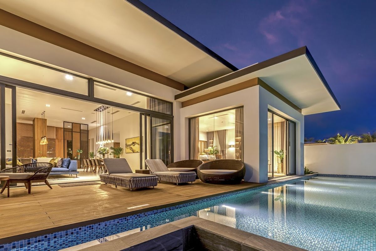 Mövenpick Villas & Residences Phu Quoc room interior in Long Beach