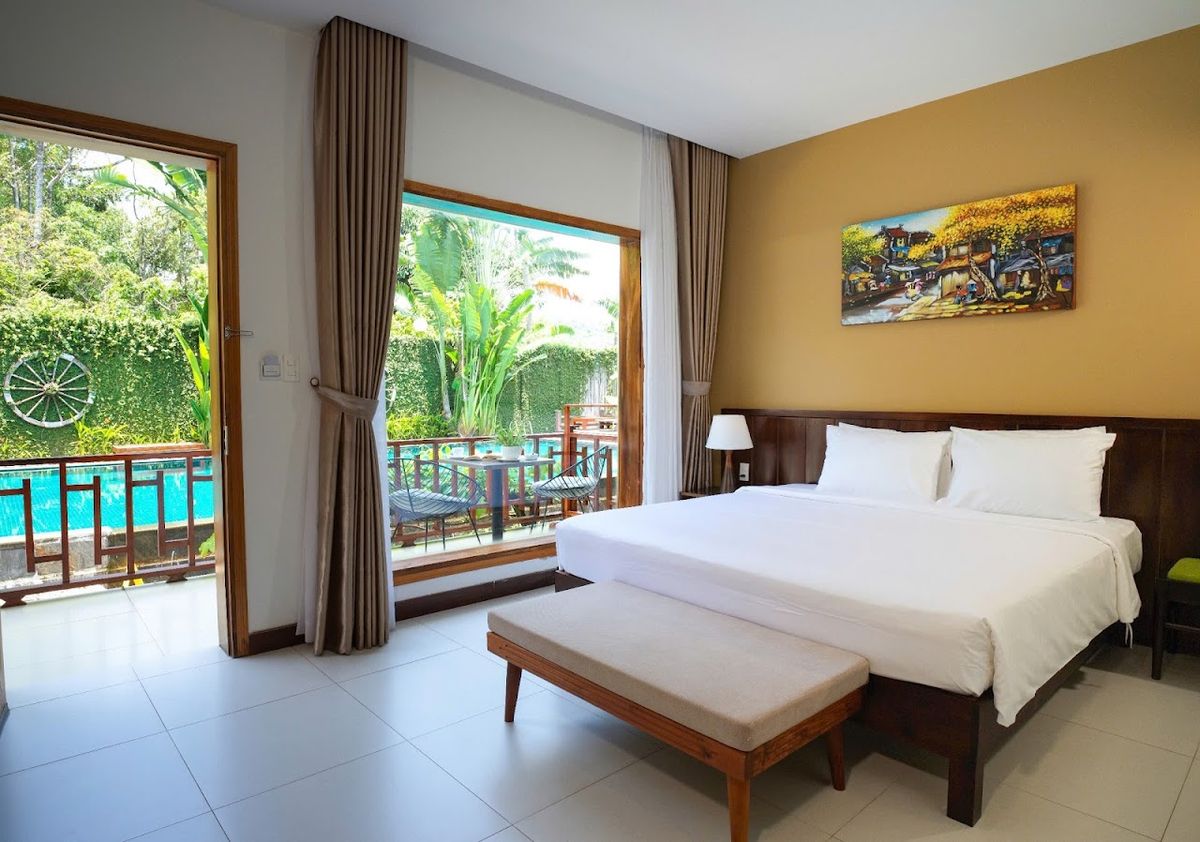 Nadine Phu Quoc Resort & Spa pool and grounds in Duong Dong