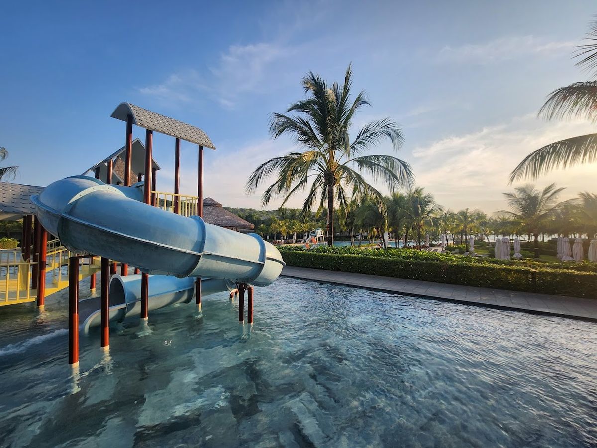 New World Phu Quoc Resort room interior in Long Beach