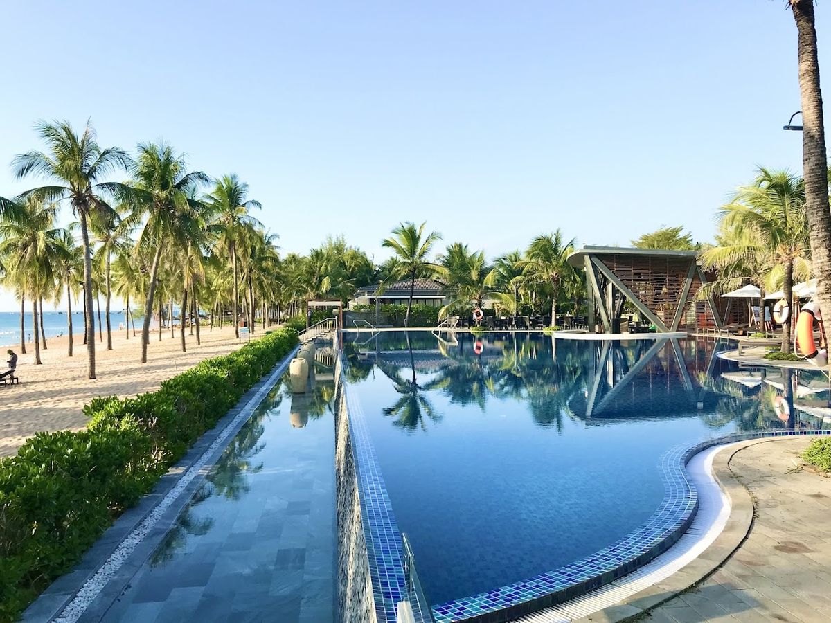 Novotel Phu Quoc Resort room interior in Long Beach