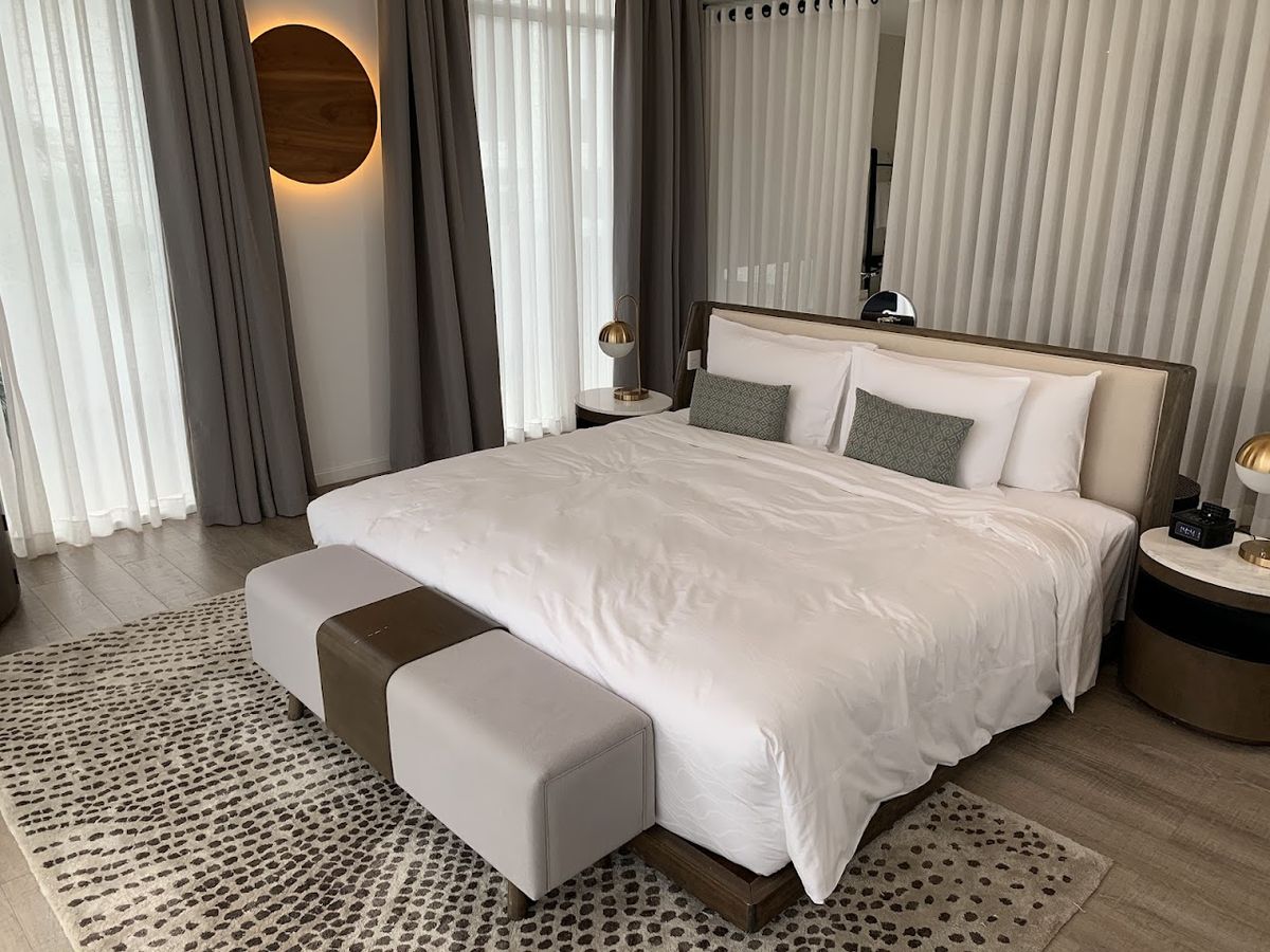 Premier Village Phu Quoc Resort pool and grounds in Long Beach