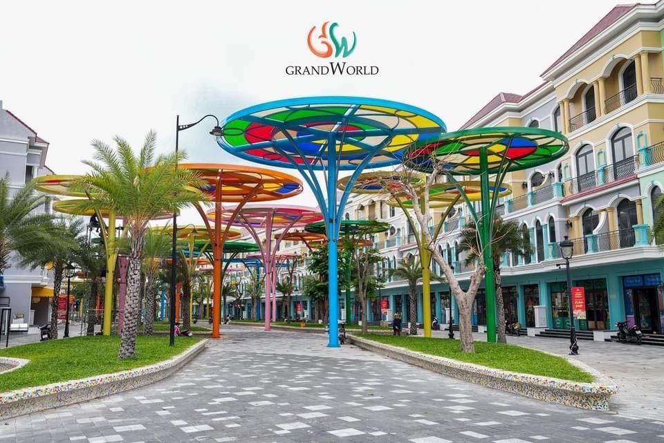 RAINBOW Motel Grand World Phú Quốc exterior in Ganh Dau