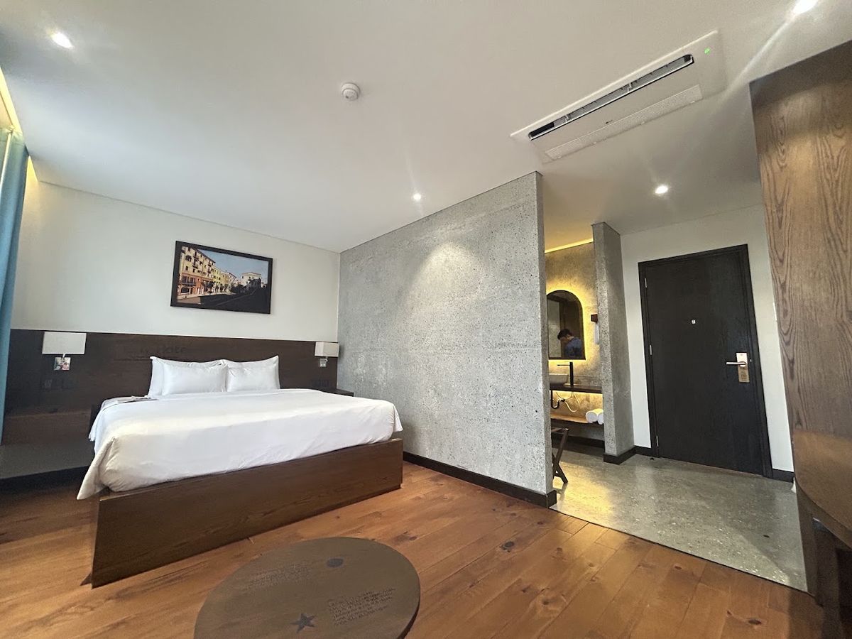 Roma Hotel Phu Quoc pool and grounds in An Thoi