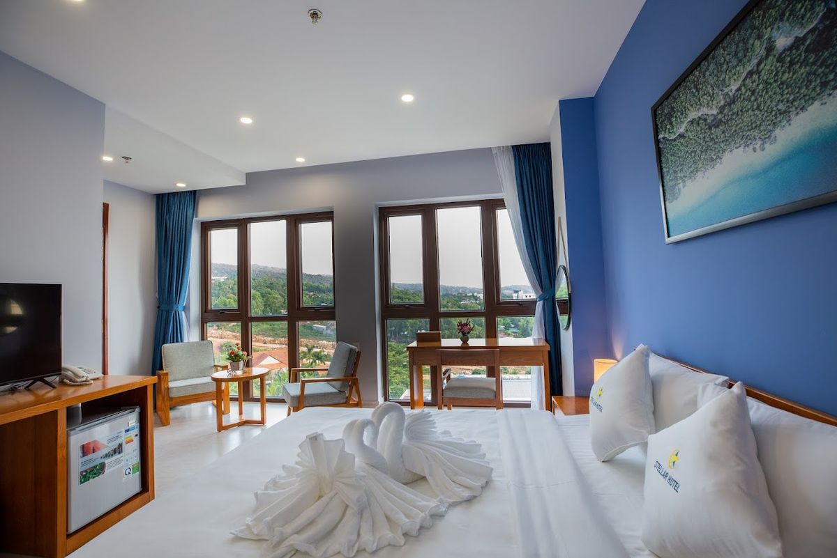 Stellar Hotel Phú Quốc pool and grounds in Duong Dong