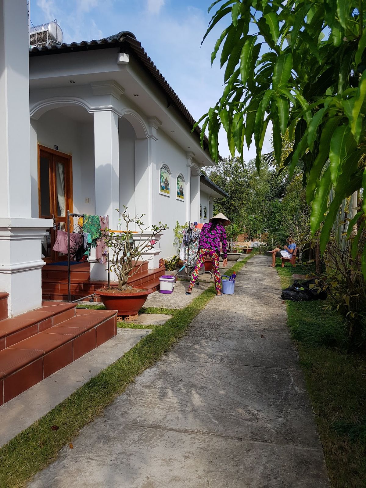 Tai Phat Bungalow room interior in Ong Lang