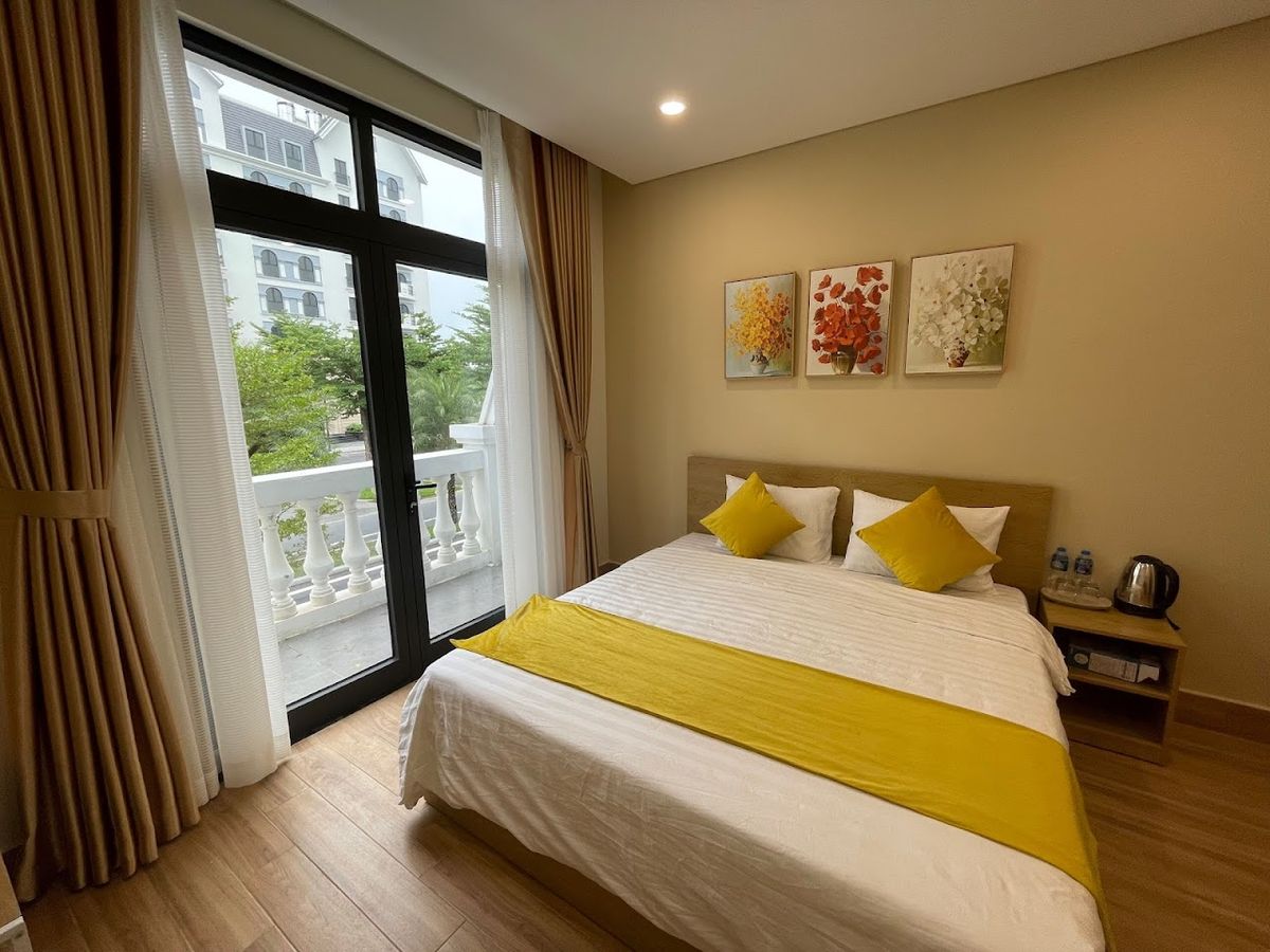 Teddy 96 Homestay & Cafe Grand World Phu Quoc room interior in Ganh Dau