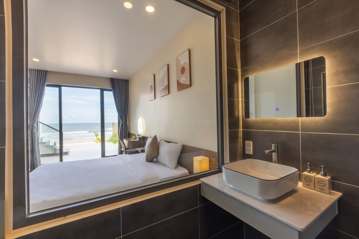 Wave Sound Beach House Phu Quoc room interior in Ong Lang